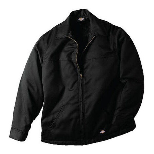 Dickies Men S Hip Length Twill Jacket Black