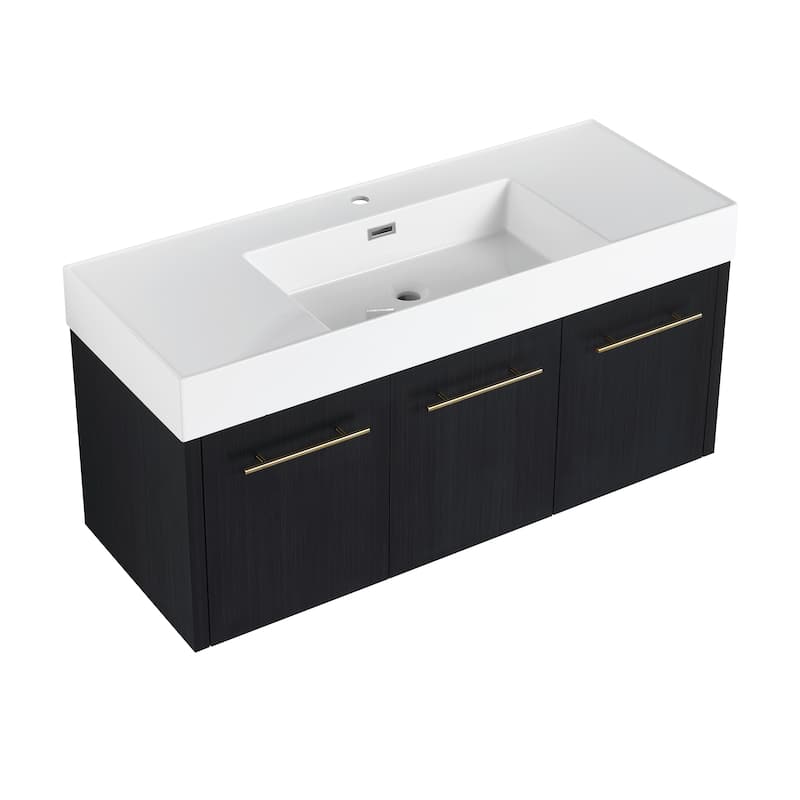 Topcraft Wall-Mounted Bathroom Vanity With Sink