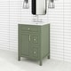 preview thumbnail 2 of 37, 24-Inch Bathroom Vanity with Ceramic Sink - 24" x 18" x 34"