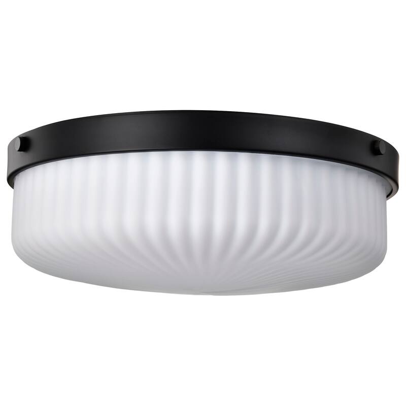 Nuvo Lighting 60/8648 Solara 3 Light 17" Wide Flush Mount Drum Ceiling