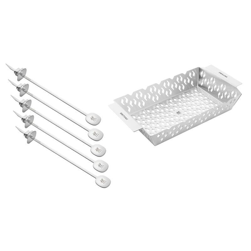 ZWILLING BBQ+ 6-pc Grill Kabob Set - Stainless Steel - Silver