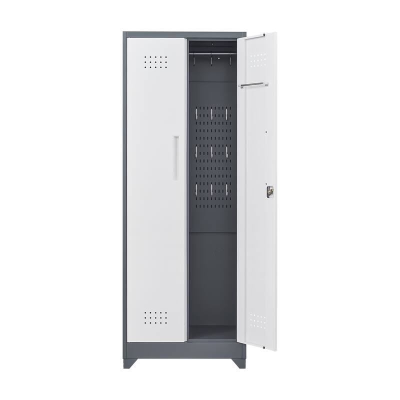 Metal Storage Cabinets, Cleaning Tool Cabinet with Locking Door