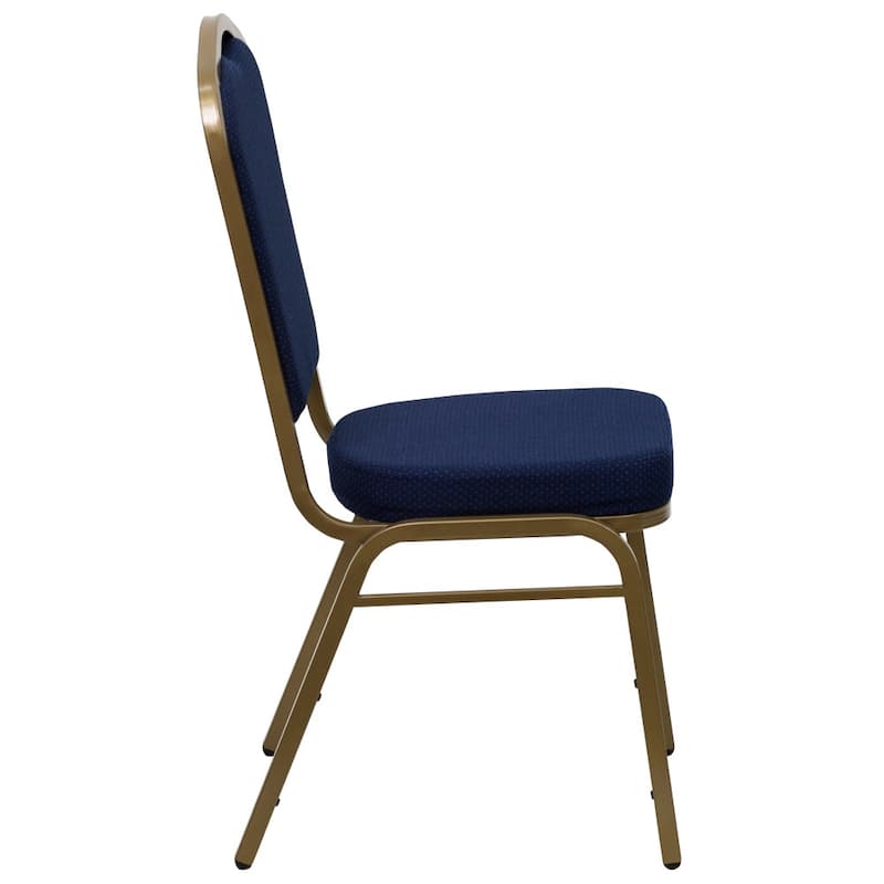 4 Pack Crown Back Stacking Banquet Chair - 20.25"D x 17.25"W x 38"H