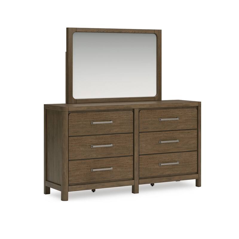 Signature Design by Ashley Cabalynn Brown Dresser and Mirror