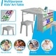 preview thumbnail 5 of 15, Mixoy Kids Table and Chair Set,Child Crafting table with Paper Roller and Removable Storage Box, Art Storage for Kids Reading