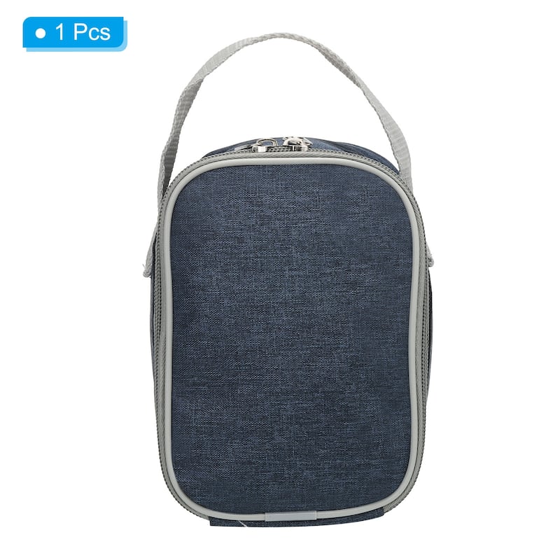 5"x4"x6" Insulated Lunch Bags Portable Bento Bags Food Containers Tote