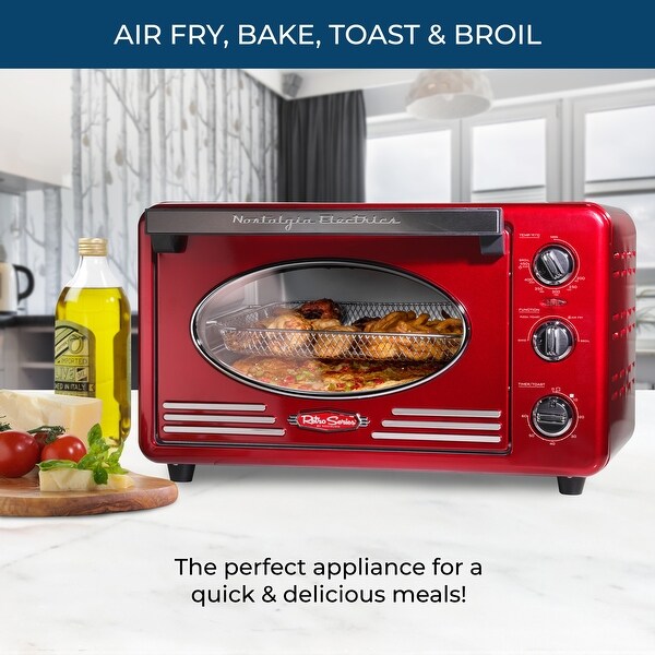 Nostalgia Retro 12-Slice Air Fryer Toaster Oven - Bed Bath