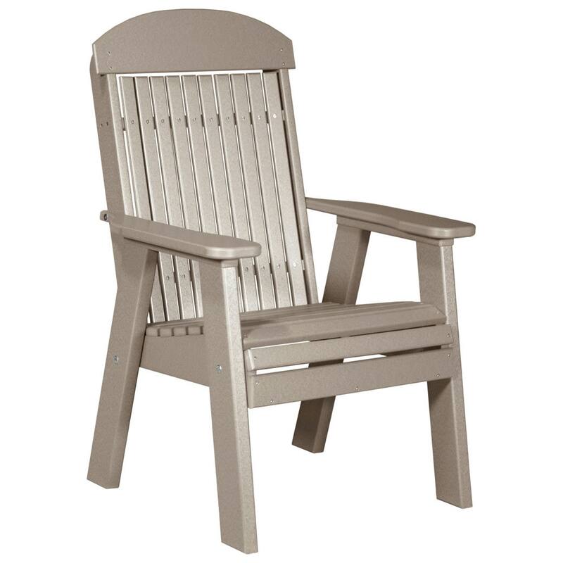 Poly Lumber Classic Bench - 2' - Weatherwood