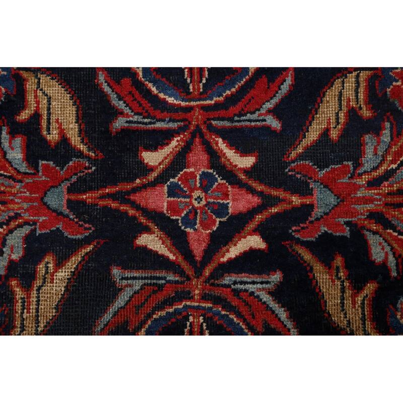 Antique Vegetable Dye Lilian Persian Area Rug Hand-knotted Wool Carpet - 4'4" x 8'4"