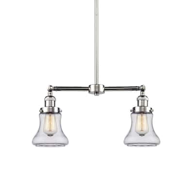 Innovations Lighting Bellmont 2 Light 21" Wide Linear Chandelier