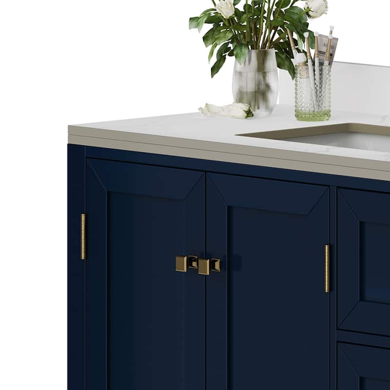 Moasis 36"/40"/ 47" Bathroom Vanity Cabinet with Sink