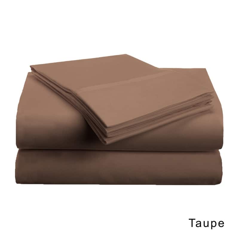 Superior Brushed Microfiber Solid Deep Pocket Sheet Set