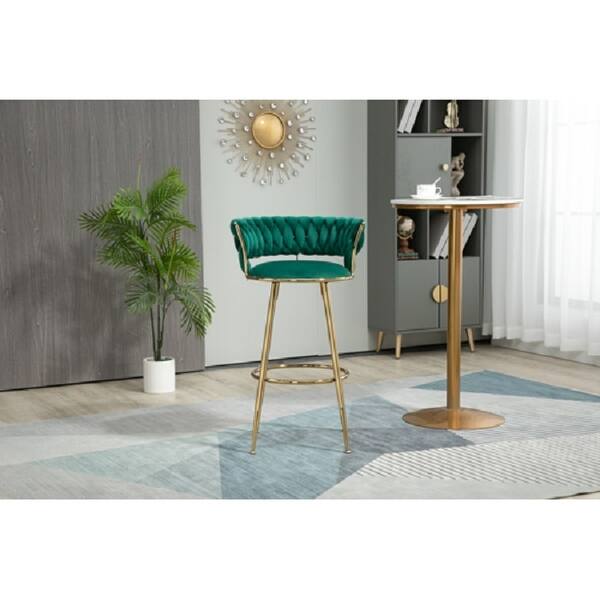 Bar Stools with Back and Footrest Counter Height Bar Chairs Bed Bath