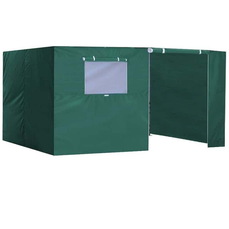 Aeocia Full Zippered Walls for 10x15 Easy Pop Up Canopy Tent 4 Sidewalls ONLY