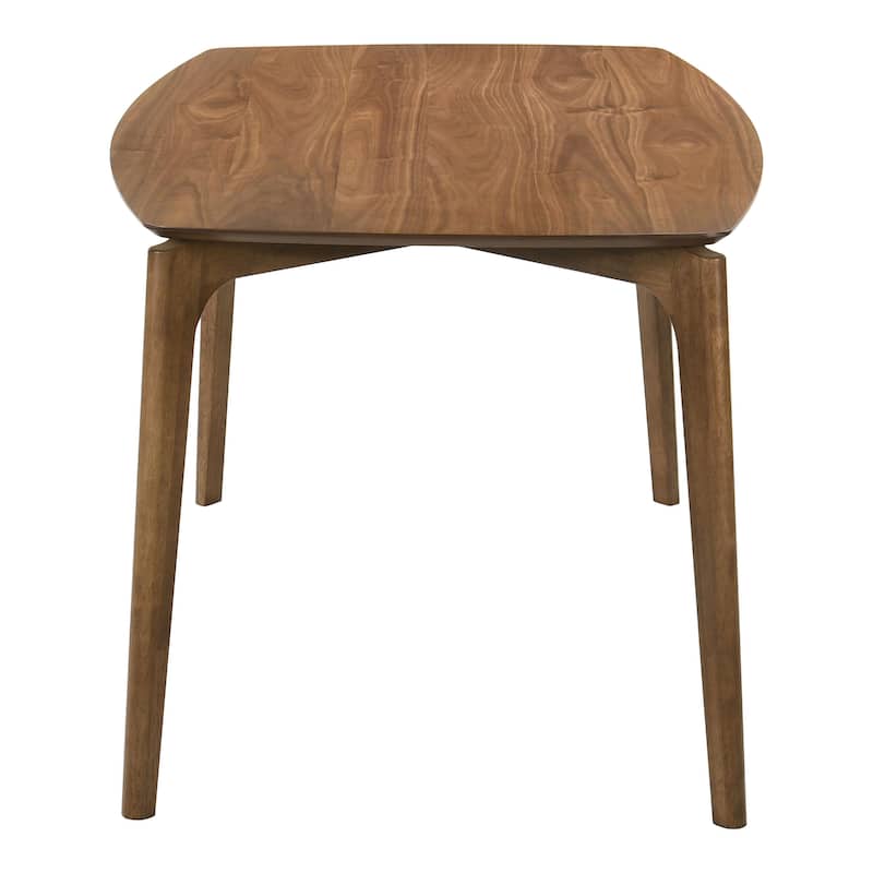 Furniture of America Lantel Mid-Century Modern Walnut 59-inch Wood Dining Table