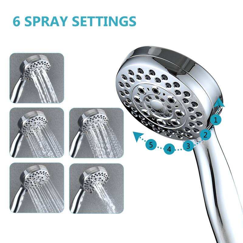 Handheld Shower Head with Hose High Pressure Shower Heads