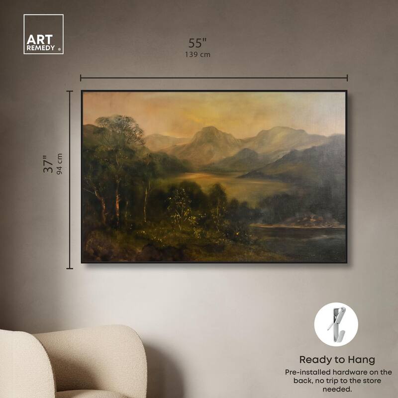 Highland Hues Canvas by Art Remedy
