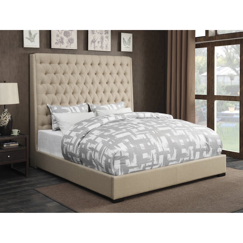 Risorangis Tufted Upholstered Bed