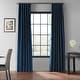 preview thumbnail 74 of 81, Exclusive Fabrics Textured Faux Dupioni Silk Thermal Blackout Curtains (1 Panel)