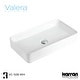 preview thumbnail 2 of 3, Karran Valera 27" Vitreous China Vessel Bathroom Sink in White