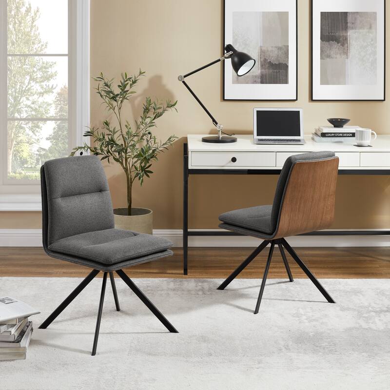 Art Leon Modern Swivel Accent Chair (Set of 2)