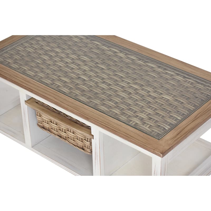 Island Breeze 1-Basket Coffee Table