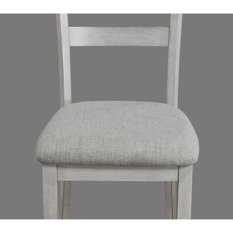 Carolina White Drift Wood Modern Dining Room Set