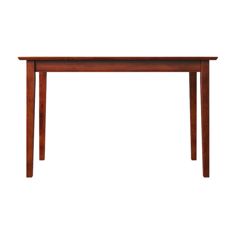 Walnut Desk - 48" L x 24" W Solid Wood Desk with USB Charger - Modern Writing Computer Table