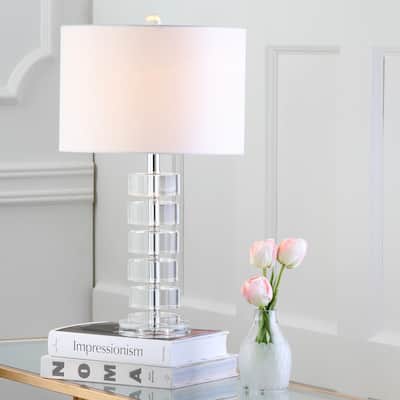 SAFAVIEH Lighting 25-inch Frances Table Lamp (Set of 2) - 14"x14"x25"