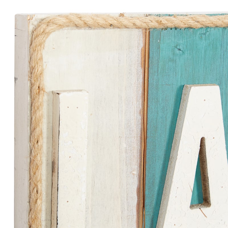 Wooden Sign Lake House Wall Decor - White - Roche River Decor