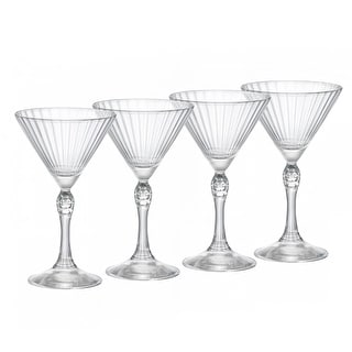 Bormioli Rocco Set of 4 America 20s Martini Glasses