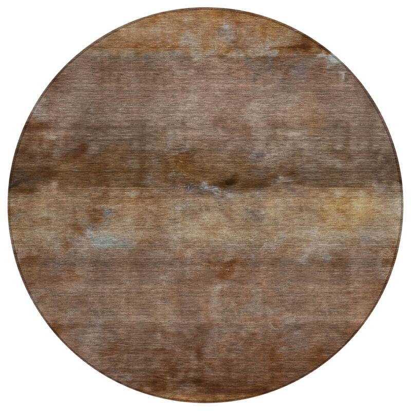 Machine Washable Indoor/ Outdoor Contemporary Ombre Chantille Rug