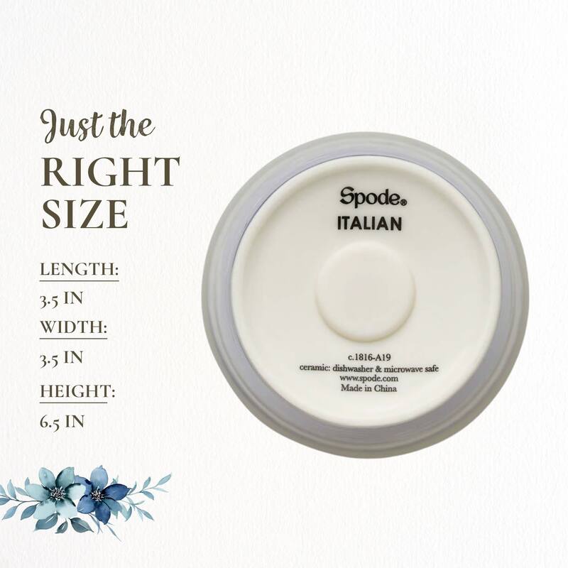 Spode Blue Italian Travel Mug 12 Ounce