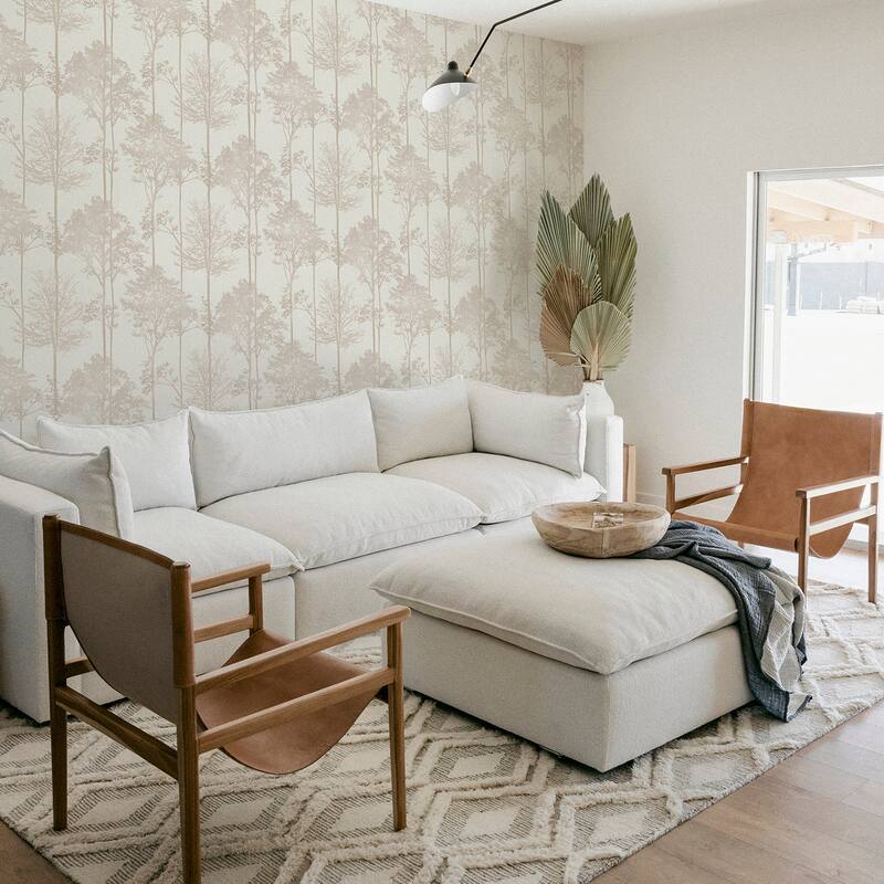 Arthouse Indra Neutral Forest Silhouette Wallpaper