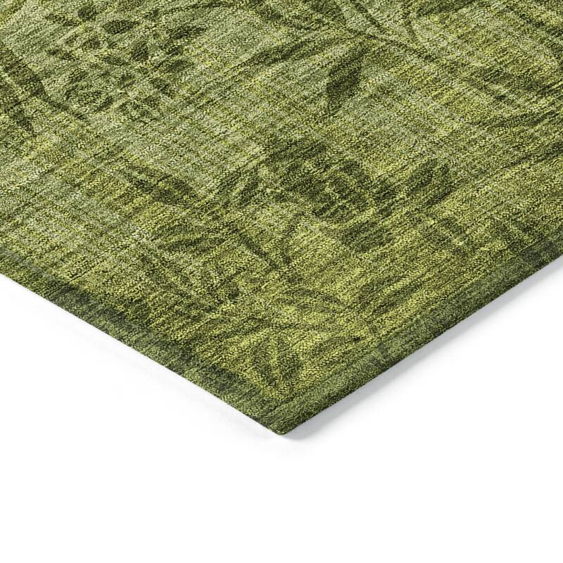 HomeRoots Floral Transitional Rectangle Outdoor Rug