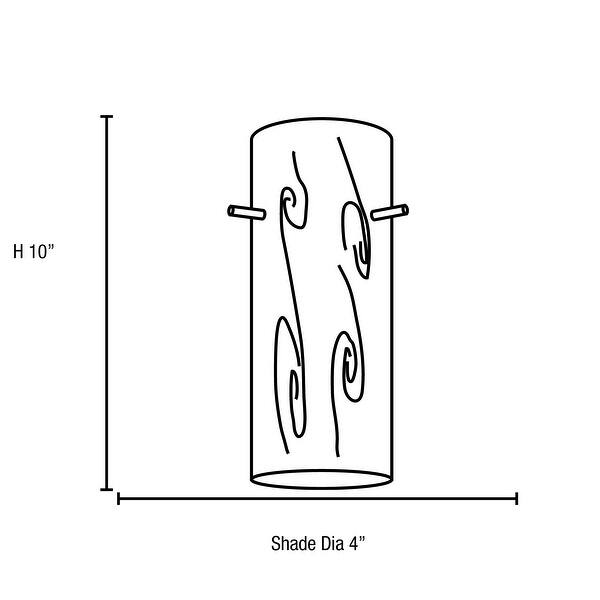 Access Lighting Cylinder Bronze Integrated LED Cord Pendant