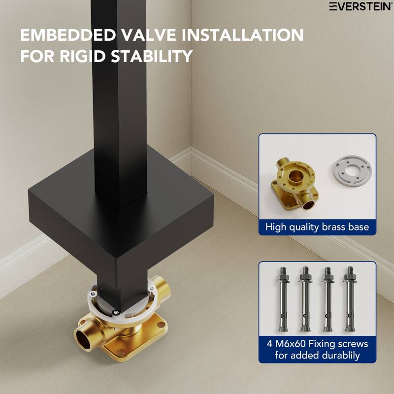 Single-Handle Claw Foot Freestanding Tub Faucet With Hand Shower