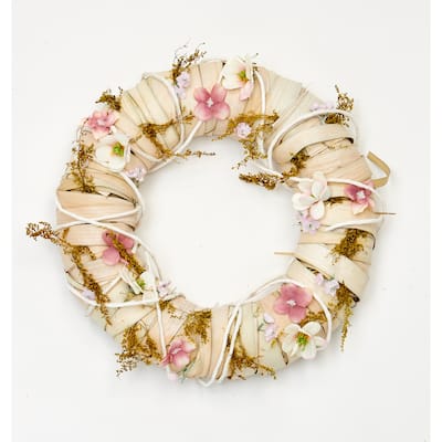 11" Dried Leaves and Spring Flowers Leaves - 11