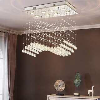 スペシャル特典 Maxax 8 Crystal with Chandelier Tiered Unique Light - 空調・季節家電