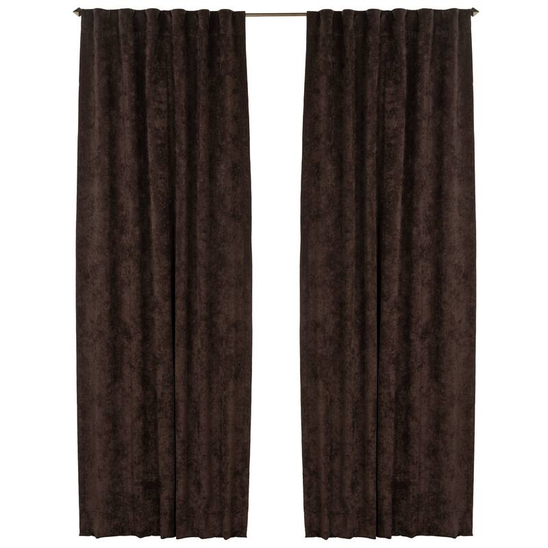 Padma Velvet 50x84 Back-Tab Curtain Panel (Single Panel)