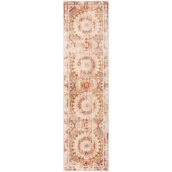 SAFAVIEH Vintage Distressed Boho Persian Rena Oriental Polyester Rug ...