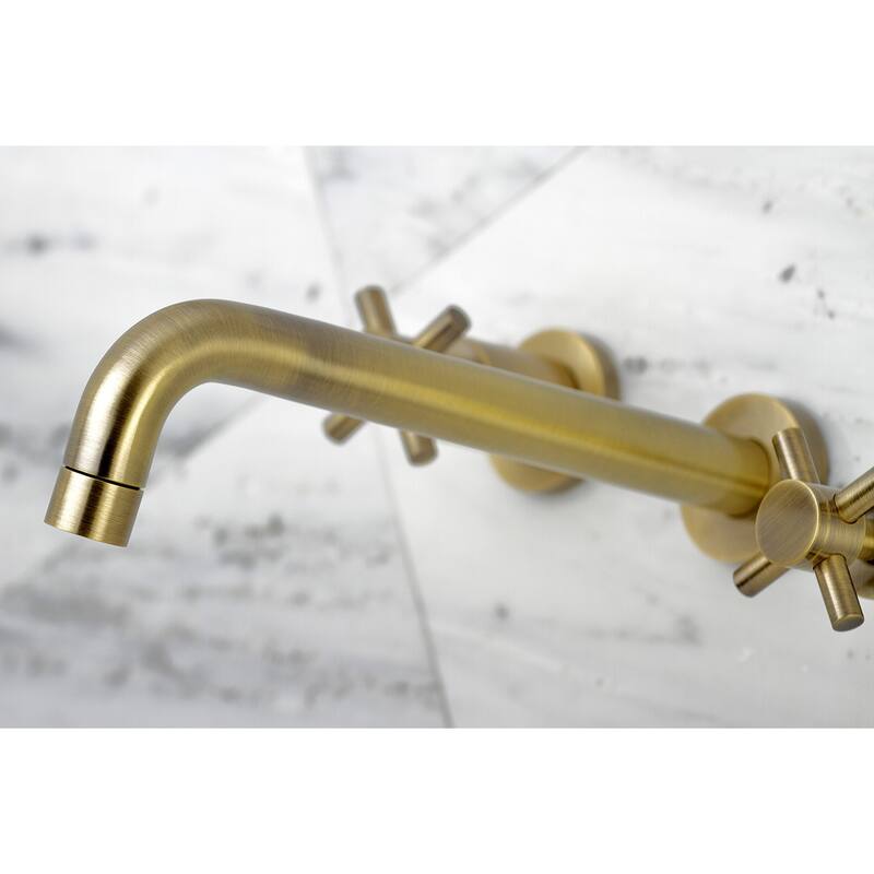 Kingston Brass Concord 3-Hole Wall Mount Roman Tub Faucet