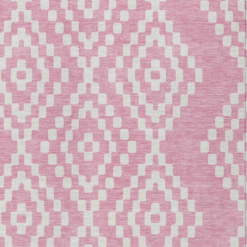 HomeRoots Geometric Transitional Rectangle Outdoor Rug