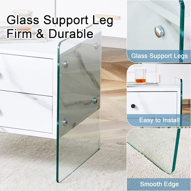 Double-Drawer Bedside Table