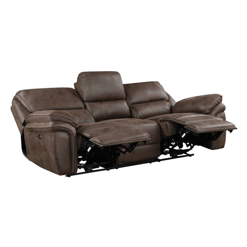 Regina Microfiber Power Double Reclining Sofa