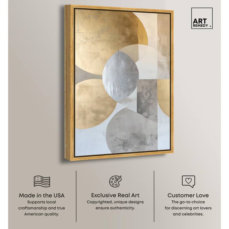 Golden Sequence I Canvas by Art Remedy