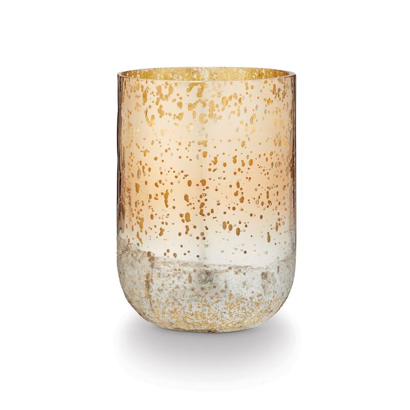 ILLUME Noble Holiday Winter White Candle - Large Radiant Glass