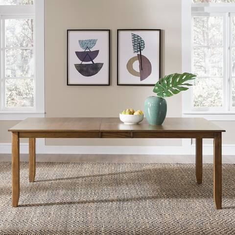 Santa Rosa Antique Honey Rectangular Leg Table