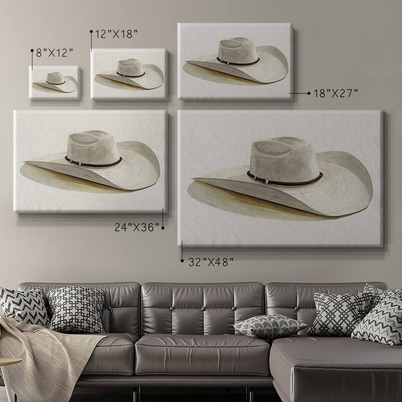 Cowboy Hat II Premium Gallery Wrapped Canvas - Ready to Hang