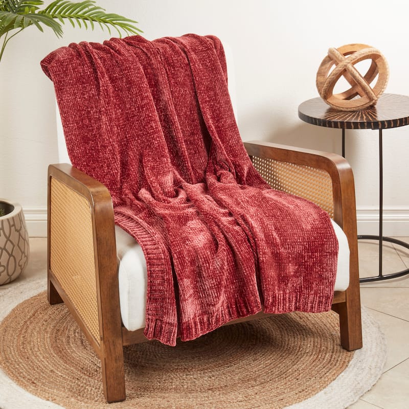 Warmth of Chenille Knit Throw